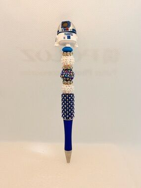 R2-D2 Crystal Beaded Blue Ballpoint Pen star wars